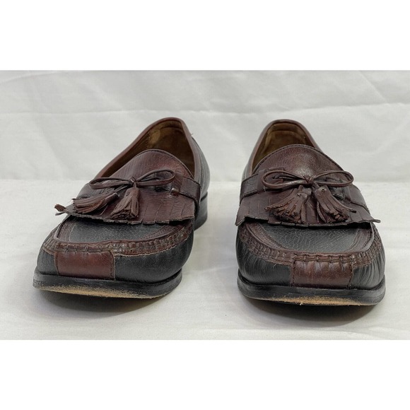 Johnston Murphy Aragon II Mens Kiltie Leather Tassel Red Loafer Sz 10.5 20-0592 - Picture 2 of 10